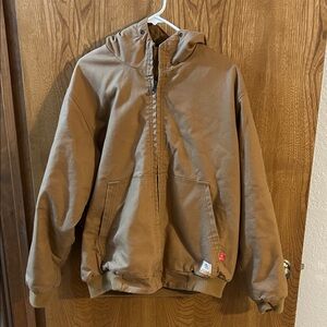 Men’s Bocomal FR Jacket Insulated Flame Resistant Duck Jacker Size Medium